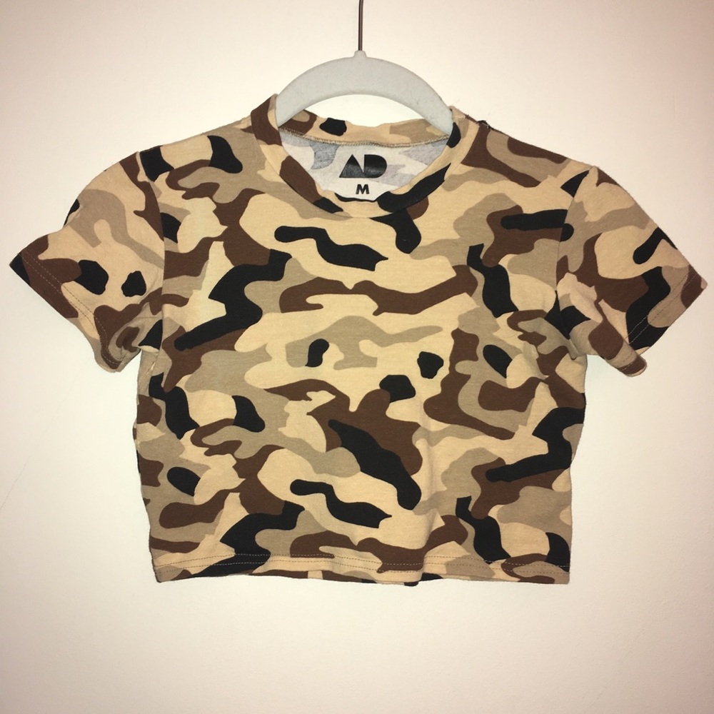 American Deadstock Cropped Camo Tee